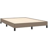  Za krevet smeđesivi 140 x 190 cm od tkanine | shoptok.hr
