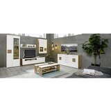 Hom`in klubska miza, bela, barve hrasta | Shoptok.si