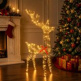  3D Božićni irvas LOVIISA 300 LED lampica Topla bijela | shoptok.hr