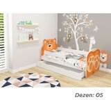 Olimp Sport krevet za decu animals 160X80 cm sa dodatnom fiokom white 6 dezena Cene