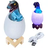 RGB otroška nočna lučka jajce dinozavra tiranozavra