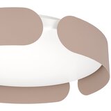 Eglo stropna lampa valcastto led 24W 2400LM 3000K 35 cm smeđa-bijela | shoptok.hr