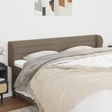  Uzglavlje s ušima smeđesivo 183x23x78/88 cm od tkanine | shoptok.hr
