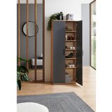 XORA večnamenska omara, antracit, hrast artisan | Shoptok.si