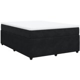 Maison Chic Box spring postelja - Vzmetna postelja z vzmetnico črna 160x200 cm žamet SL5439, (21887158) | Shoptok.si