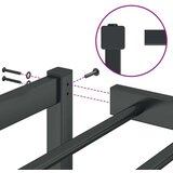 vidaXL Metalni okvir za krevet crni 120x200 cm | shoptok.hr
