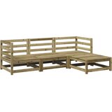  4-dijelni set vrtnih sofa od impregnirane borovine | Eponuda.com