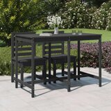  Vrtni stol sivi 159 5 x 82 5 x 110 cm od masivne borovine | shoptok.hr