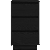 Noćni ormarić s LED svjetlima crni 38x34x65 cm | shoptok.hr