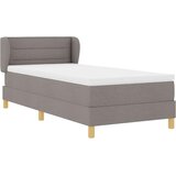  Krevet s opruga kutije Sivo-smeđa 90 x 200 cm tkanina | shoptok.hr