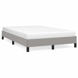 Furnova Posteljni okvir brez vzmetnice siv 120x190 cm blago, (21938533) | Shoptok.si