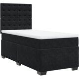  Box spring krevet s madracem crni 100x200 cm baršunasti | shoptok.hr