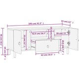 vidaXL TV omarica 105x33x46 cm trden mangov les | Shoptok.si