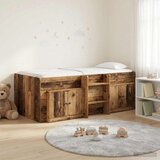 Loft krevet s ormarom 3 kom. Staro drvo Konstruirano drvo | shoptok.hr