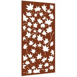  Vrtni zidni ukras 105x55 cm čelik CORTEN uzorak javorovog lišća | Eponuda.com
