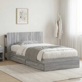  Okvir kreveta s pohranom s ladicama Siva Sonoma 90 x 200 cm | shoptok.hr