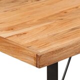 vidaXL Barski stol 110 x 55 x 107 cm masivno drvo bagrema i željezo | shoptok.hr