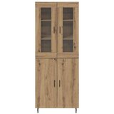  Highboard 2 kom. Umjetnički hrast 69,5 x 34 x 180 cm | shoptok.hr