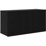  TV zidna jedinica 5 kom. Crni hrast Konstruirano drvo Crna 100 x 30 x 41 cm | shoptok.hr