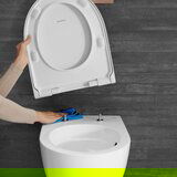 Geberit 502.717.00.8 Acanto TurboFlush viseča brezrobna WC školjka s premazom KeraTect | Shoptok.si