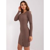 RUE PARIS Dress-RV-SK-7246.29-brown | shoptok.hr