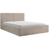 MID.YOU OBLAZINJENA POSTELJA 180 cm x 200 cm , les, tekstil, leseni material svetlo rjava | Shoptok.si