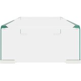 vidaXL Stalak za TV /Monitor Prozirno Staklo 60x25x11 cm | shoptok.hr