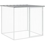  Kavez za kokoši s krovom svjetlosivi 803x98x90 cm čelični | Eponuda.com
