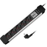 Logilink produžni kabl 5 mesta, LCD displej potrošnje, aluminijum Cene