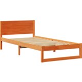  Krevetna konstrukcija Smeđa Čvrsto drvo 90 x 200 cm Stabilna | shoptok.hr