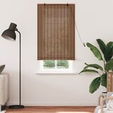 Rolo zavjesa sa zavjesama Smeđa 80 x 220 cm bambus | shoptok.hr
