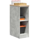 vidaXL Garažni ormar za odlaganje 30x51x85 cm masivne borovine | shoptok.hr