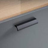 Mömax Vitrina Sunny, Temni Hrast, Antracit | Shoptok.si