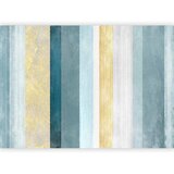  Foto tapeta - Striped pattern - abstract background in stripes in blue tones with gold pattern 100x70 Premium | shoptok.hr