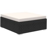 Poli 8-dijelna vrtna garnitura od poliratana s jastucima crna | shoptok.hr
