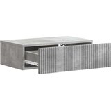 Stolna Stenska stranska miza Betonsko siva 59 x 34,5 x 17 cm, (5000232511) | Shoptok.si