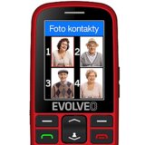Evolveo easyphone eg telefon za starejše z gps sledilnikom - rdeč | Shoptok.si