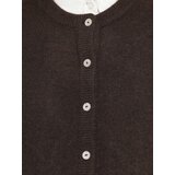 Only Pletena jopa 'ONLSIMONI' temno rjava | Shoptok.si