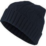 MSTRDS Beanie Cable Flap Hat - Blue Cene