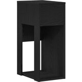 vidaXL Računalniški stolp s predalom črn 30x44x74 cm | Shoptok.si