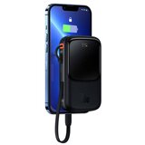 Baseus Power Bank QPow - 10 000mAh LCD Quick Charge PD 20W with cable to Lightning 8-pin black PPQD020001 | Eponuda.ba