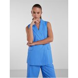 Pieces Women's Blue Vest Tally - Women Cijene