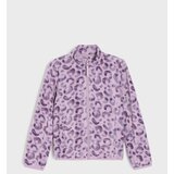 Sinsay Flis majica s patentnim zatvaračem i leopard uzorkom Slike