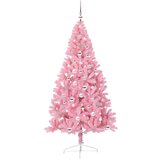  Umjetno predsvijetljeno božićno drvce Ružičasta 240 cm PVC | shoptok.hr