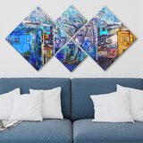 Wallity slika 4MDF635417399, 60x115 cm, 4 dela | ePonuda.com
