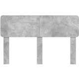 vidaXL Vzglavje z vzglavjem Betonsko siva 140 cm Konstruiran les | Shoptok.si