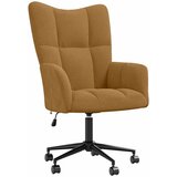  Stolica za opuštanje smeđa baršunasta | shoptok.hr
