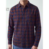 Sinsay Pamučna slim fit ko&amp;scaron;ulja u kockice Slike
