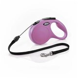 Flexi Povodac New Classic S Cord 5m - Roze | ePonuda.com