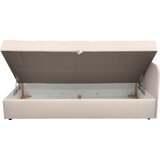 XORA LEŽALNIK, krem barve tekstil | Shoptok.si